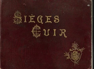 SIEGES CUIR   CATALOGUE  Joanny Saillard - Picture 1 of 3