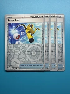 4x Super Rod Reverse Holo - Paldea Evolved 188/193 - Pokémon TCG NM Near Mint - Picture 1 of 2