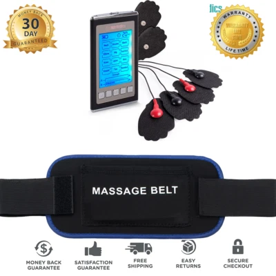 Tens Unit Muscle Stimulator Portabable Pain Relief Electro Therapy Massager - Image 1 of 4