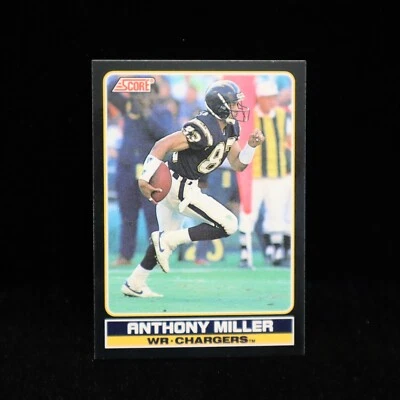 1990 Anthony Miller  San Diego Chargers Score Young Superstars #35 - Image 1 of 2