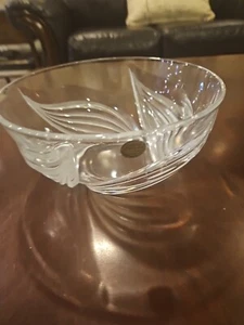 Cristal Darques Schale 9" einzigartiges seltenes Muster - Bild 1 von 5