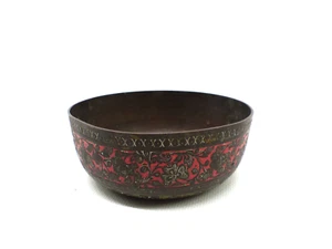 Antique Indian Brass Singing Bowl - Picture 1 of 5
