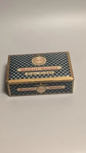 VNTG WALDORF ASTORIA 20er JAHRE SCHACHBRETT BLAU PUNKT ZIGARETTEN DOSE GROSS 50 STÜCK  - Bild 1 von 5