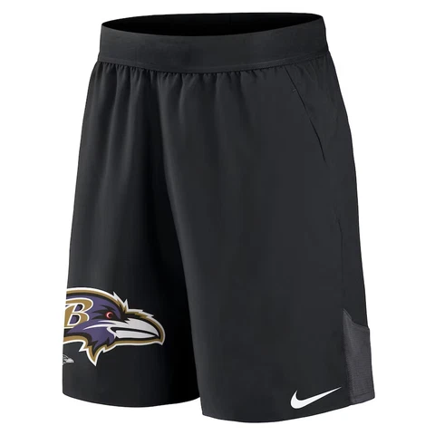 New Baltimore Ravens Nike Stretch Performance Shorts Men's NFL Training Dri-FIT Cover