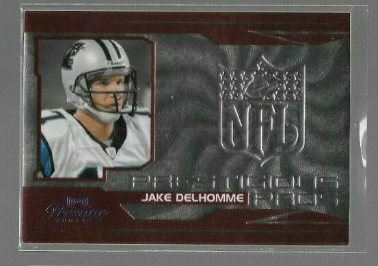 2007 Playoff Prestige Prestigious Pros Red Jake Delhomme #PP-4 #'d 151/750 - Image 1 of 1