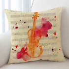 Artistic Bloody Violin Cushion Cover