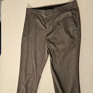 Perry Ellis Pants Mens 34 x 29 Portfolio Slim Fit Dress Slacks Stretch Flex Gray - Picture 1 of 11