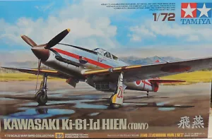 WWII KAWASAKI Ki-61-id HEIN (TONY) TAMIYA 1:72 PLASTIC MODEL AIRPLANE KIT - Picture 1 of 3