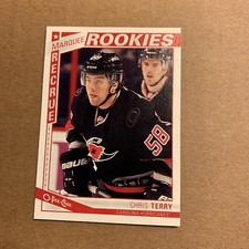 B99 2013/14 O Pee Chee Marquee Rookie #584 Chris Terry Carolina Hurricanes￼