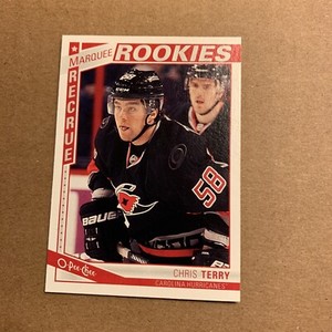 B99 2013/14 O Pee Chee Marquee Rookie #584 Chris Terry Carolina Hurricanes￼