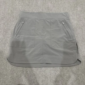 Athleta Women's Size 4 Gray Chelsea Cargo Skort Activewear Skirt - Picture 1 of 9