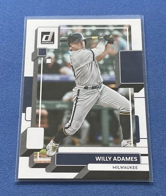 2022 Donruss #139 Willy Adames Milwaukee Brewers - Image 1 of 2