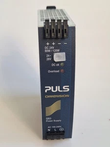 PULS QS3.241 Alimentatore DIN Rail 24-28V 3.4A, 80W (120W Boost), 100-240V AC - Foto 1 di 10