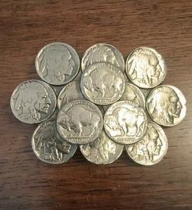 Buffalo Nickel Indian Head Cluster Coin Collector Vintage 1981 Western Gürtelschnalle - Bild 1 von 7
