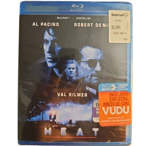 Heat Blu-ray 1995 Al Pacino Robert De Niro, Val Kilmer New Sealed - Picture 1 of 2