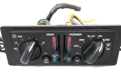 10308120 Buick 2001 2005 Century Regal Calentador Interruptor Unidad de tablero 2004 U21 Foto 1 de 4