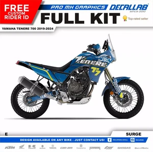 Yamaha Tenere 700 2019 - 2024 Kit calcomanías cromadas súper duraderas - Imagen 1 de 4