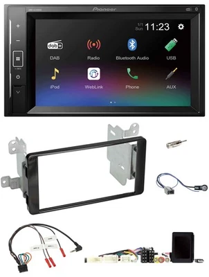 Pioneer DAB Lenkrad 2DIN Bluetooth USB Autoradio für Mitsubishi Outlander 14-18 - Bild 1 von 4