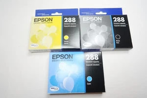 Genuine Epson 288 Cyan Black Yellow Standard-capacity Ink Cartridge - Picture 1 of 4