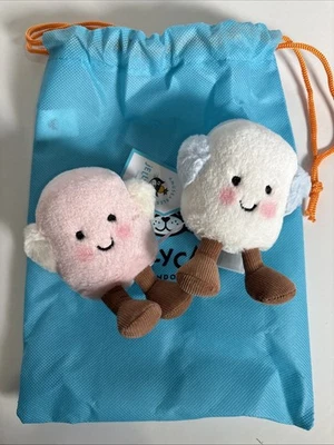 Jellycat amuseables toasty Pink & White Marshmallows 2025 BNWT w bag US Ship - Image 1 of 4