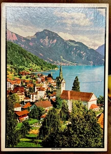 Schweiz Weggis Alpen Vierwaldstättersee Vintage Puzzle 1000 Teile Nr 1103/1112 - Bild 1 von 10
