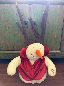 Dan Dee Collector's Choice Schneemann /w Geweih leuchtet singt Let It Snow - Bild 1 von 7