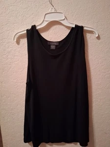 Elements black sleeveless dress shirt size large - Picture 1 of 4