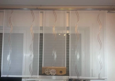 Gardinen-set / Schiebegardinen/ Flächenvorhang - Bild 1 von 2