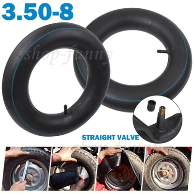 2x Schläuche 3,50-8 Luftschlauch 3,50x8 Schlauch 350-8 für Reifen 3.50-8 TR13 GV - Bild 1 von 4