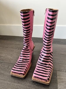 Miista Amparo Pink Boots - Picture 1 of 5