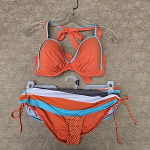 Tommy Bahama 2PC Bikini Bathing Suit 36D/SMALL Resort Beach Travel NWOT - Picture 1 of 16