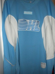 OHL CHL PLYMOUTH WHALERS  GAME WORN PRACTICE  HOCKEY JERSEY