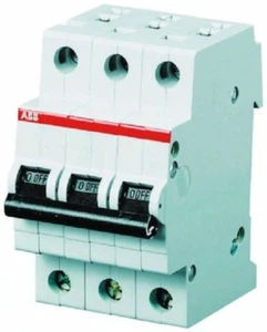Mini disyuntor ABB System M Pro S200 MCB 3P, 16 A, 6 kA - 2CDS213001R0165 - Imagen 1 de 2