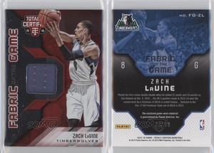 2015 Panini Totally Certified Fabric of the Game Materials Red /99 Zach LaVine