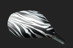 Spiegel Cover Scooter Roller Zebra Spiegelhülle Abdeckung Rückenspiegel Überzug - Picture 1 of 1