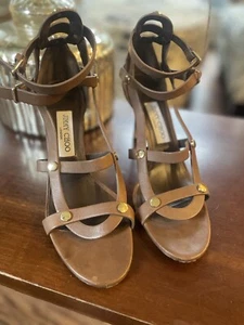 Jimmy Choo Motoko Leather Pumps Size Women’s US 9 - Picture 1 of 9