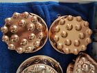 Vintage Mirro copper coated bunt cake and jello pans