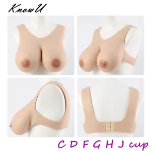 Ropa interior Hebilla Silicona Formas de pecho Boobs falsos para travesti transgénero - Imagen 1 de 40