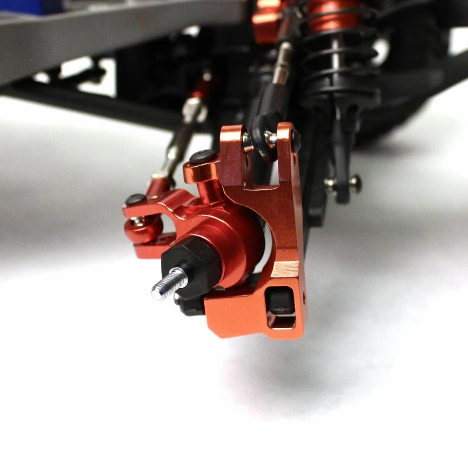 Racers Edge Slash 4WD Aluminum Front Hub Carriers (pr.) Red RCE1842R - Image 1 of 1