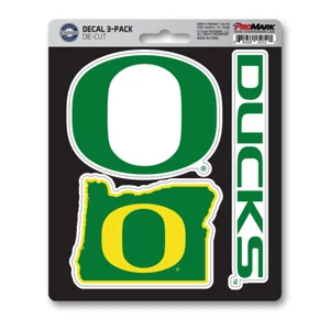 New NCAA Oregon Ducks Premium Vinyl Die Cut 3-Pack Decal / Sticker - Picture 1 of 2