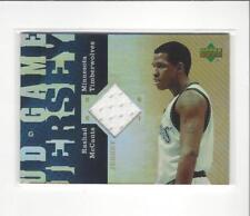 2006-07 UD Reserve Game Jersey Rashad McCants JERSEY T-Wolves