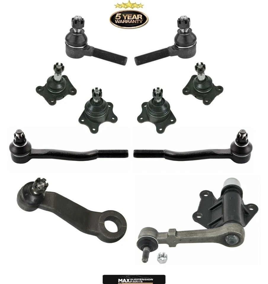 Brazo loca Pitman de rótula delantero Tierod de 10 piezas para camioneta Toyota T100 4Runner 4x4 Foto 1 de 1