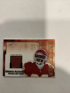 Kansas City Chiefs Derrick Alexander 01 Fleer Ultra G/U Ball Card 🏉♨️F - Picture 1 of 4