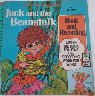 jack and the beanstalk 45 RPM BOOK RECORDING  PETER PAN INDUSTRIES no record - Image 1 of 2