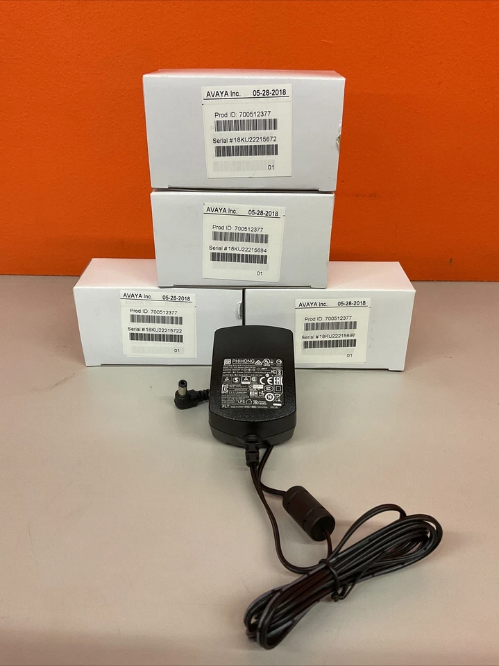 Avaya 700512377 Power Adaptor 5v 1600 Series IP Phone US Product