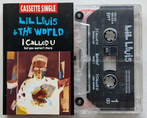 LIL LOUIS & THE WORLD - I CALLED U (FFRR ‎8868314) 1989 EUROPE CASSETTE SINGLE - Picture 1 of 3