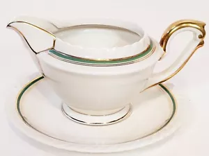 K&A Krautheim Selb Bavaria Milchkännchen & Untertasse Esmeralda - Bild 1 von 10