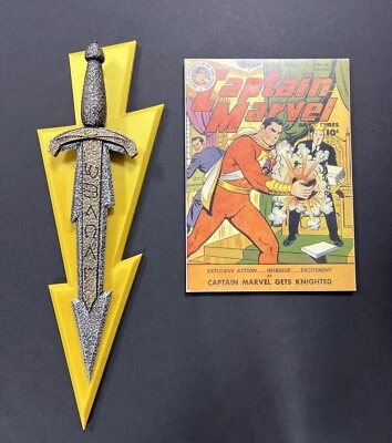 Captain Marvel Shazam CC Beck Sword Jackson Bostwick! — 第 1/4 张图片