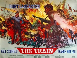 THE TRAIN (1964) Burt Lancaster, Jeanne Moreau - Public Domain DVD NO CASE - Picture 1 of 8