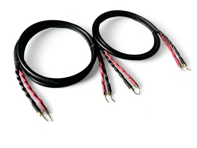 Canare 4S11 Star Quad 11 AWG BiWire Speaker Cable 1 Pair, 2 to 2 Angle Pin. - Image 1 of 3
